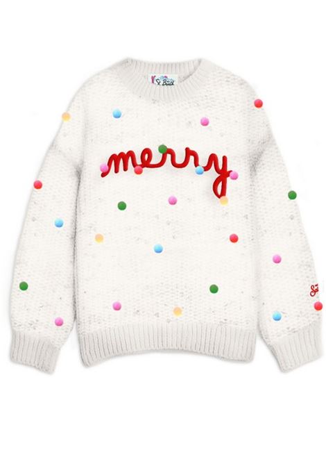 Pull Donna con stampa SAINT BARTH | JSS004 JESSIE01958G STRETCH MERRY10EMBPATCH